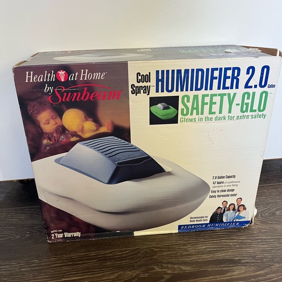 Sunbeam Safty Glo 2 gallon Vintage Impeller Humidifier - Glows in the dark - Picture 1 of 6